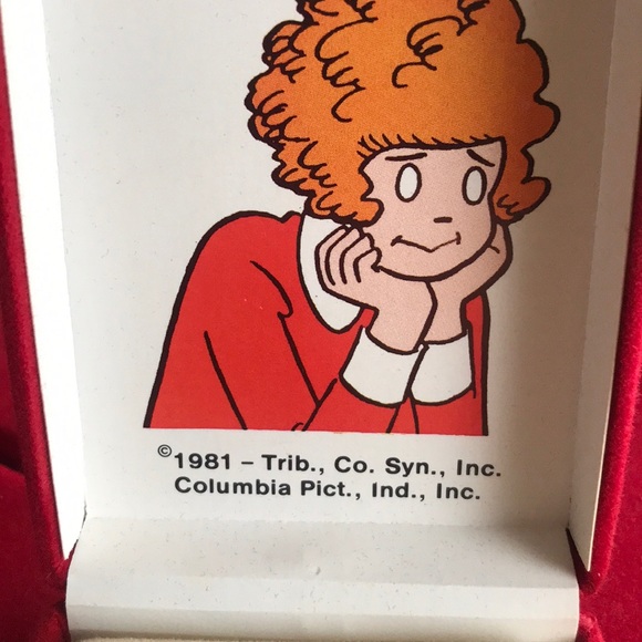 1981 LITTLE ORPHAN ANNIE locket necklace 14k gold - Picture 4 of 4